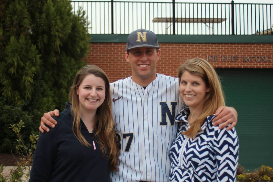 alli, kash and i after navy beat lehigh