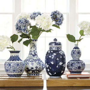 Blue and White Porcelain Vases