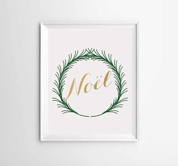 Spreading Holiday Cheer: Noel Print
