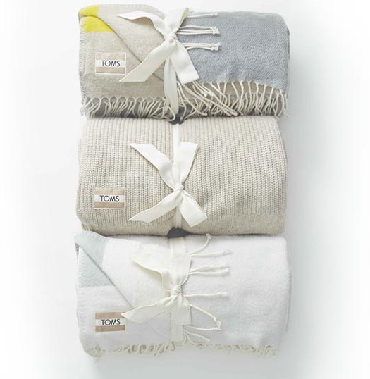 Giving Back with Toms for Target: Throw Blankets