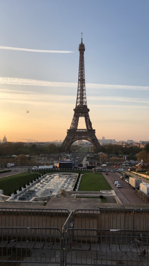 Sunrise at Trocadéro