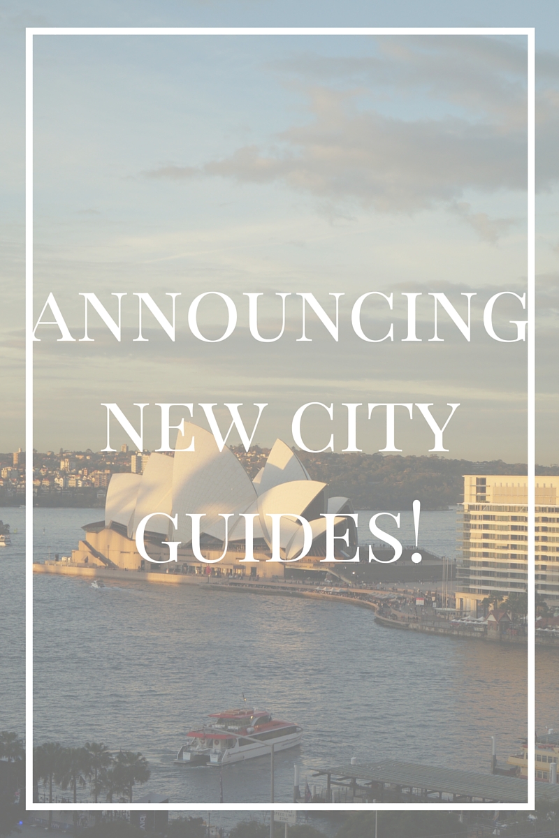 Announcing New City Guides